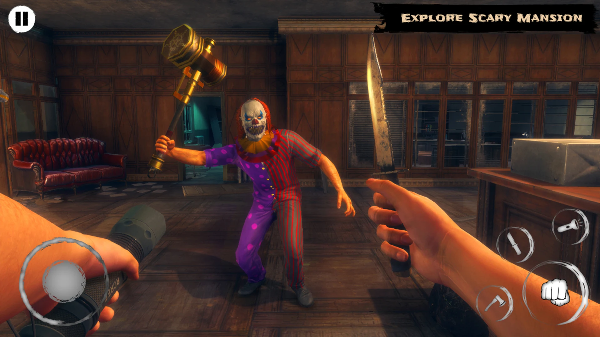 Clown Survival Game screenshot