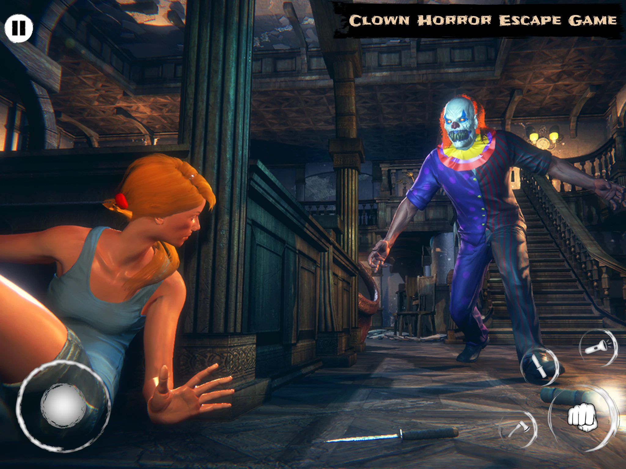 Clown Survival Game screenshot