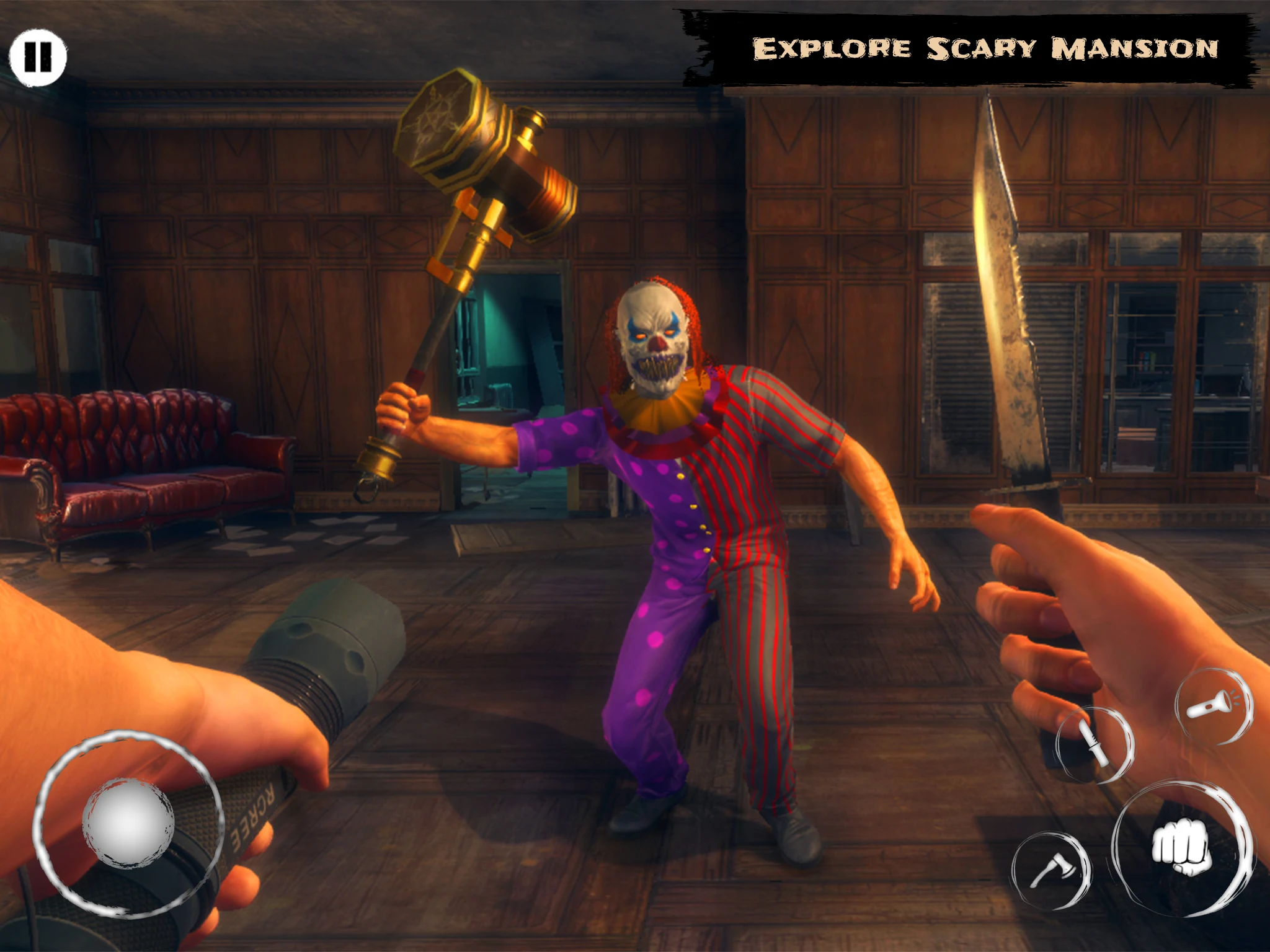 Clown Survival Game screenshot